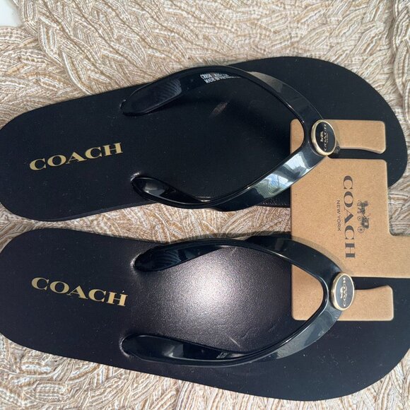 Coach Shoes - Coach flip flops